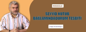 Makale: SEYYİD KUTUB BAĞLAMINDA DURUM TESBİTİ