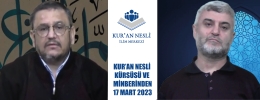 KUR&#039;AN NESLİ KÜRSÜ VE MİNBERİNDEN