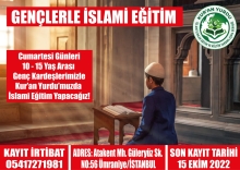 Hafta Sonu İslâmî Eğitime Programına Kayıtlar Başladı!