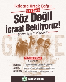 Gazze İçin Yürüyoruz!