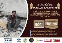 KAMPANYA - SURİYEDE MAZLUM KALMASIN! -