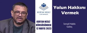 Kur&#039;an Nesli Kürsüsünden